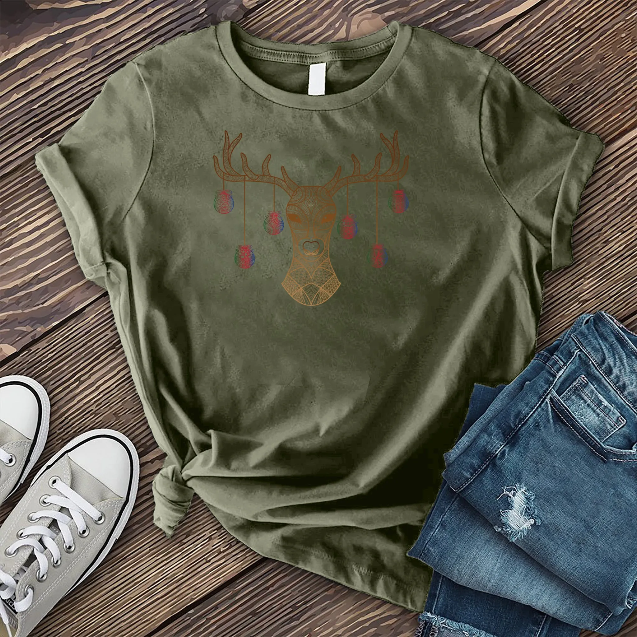 Ornament Reindeer T-Shirt