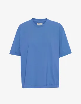 Oversized Organic T-Shirt - Pacific Blue