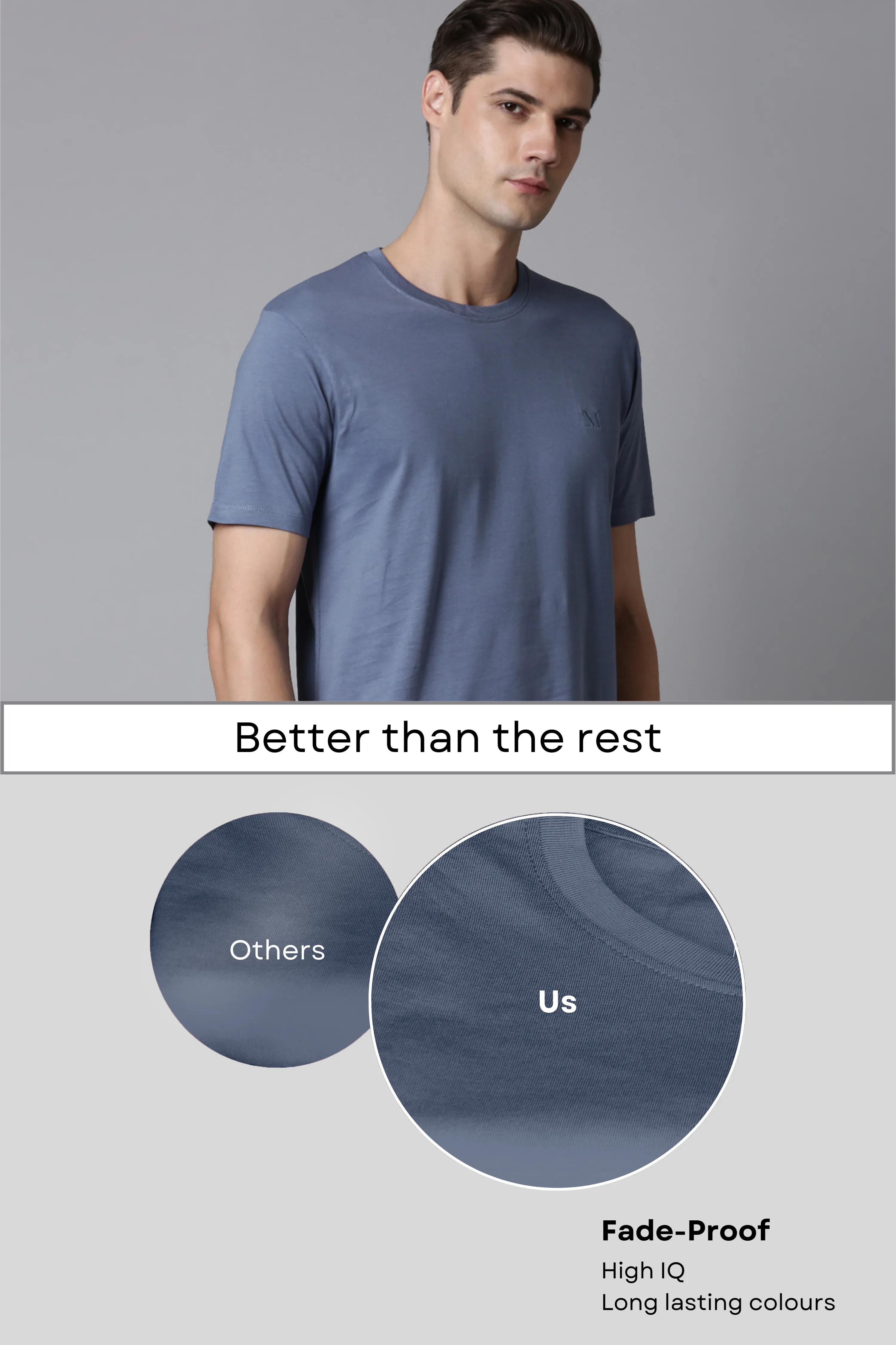 Pastel Grey Cotton IQ Basics