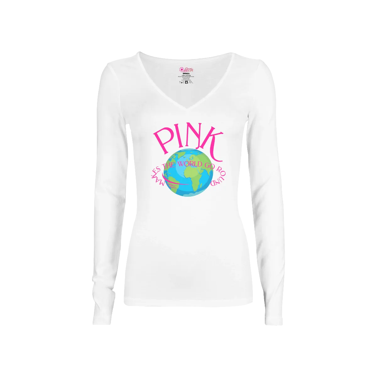 Pink World Long-Sleeve T-Shirt