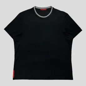 Prada Sport 2007 Red Tab Ringer T-shirt - L/XL