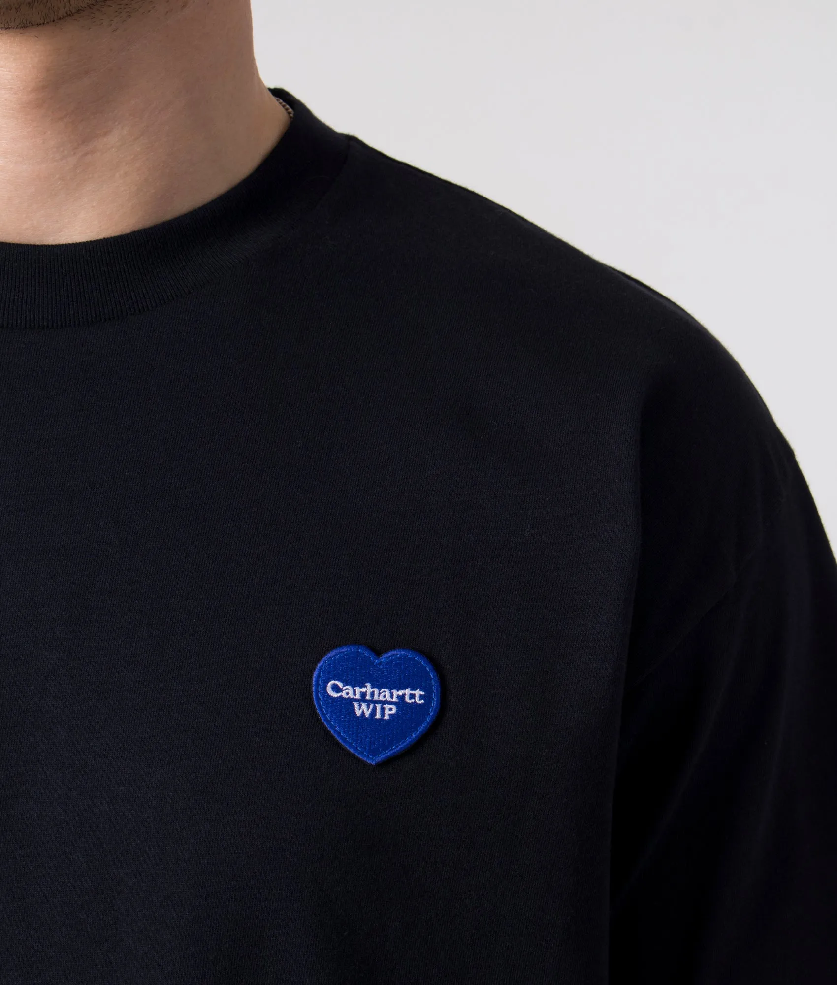 Relaxed Fit Heart Patch T-Shirt