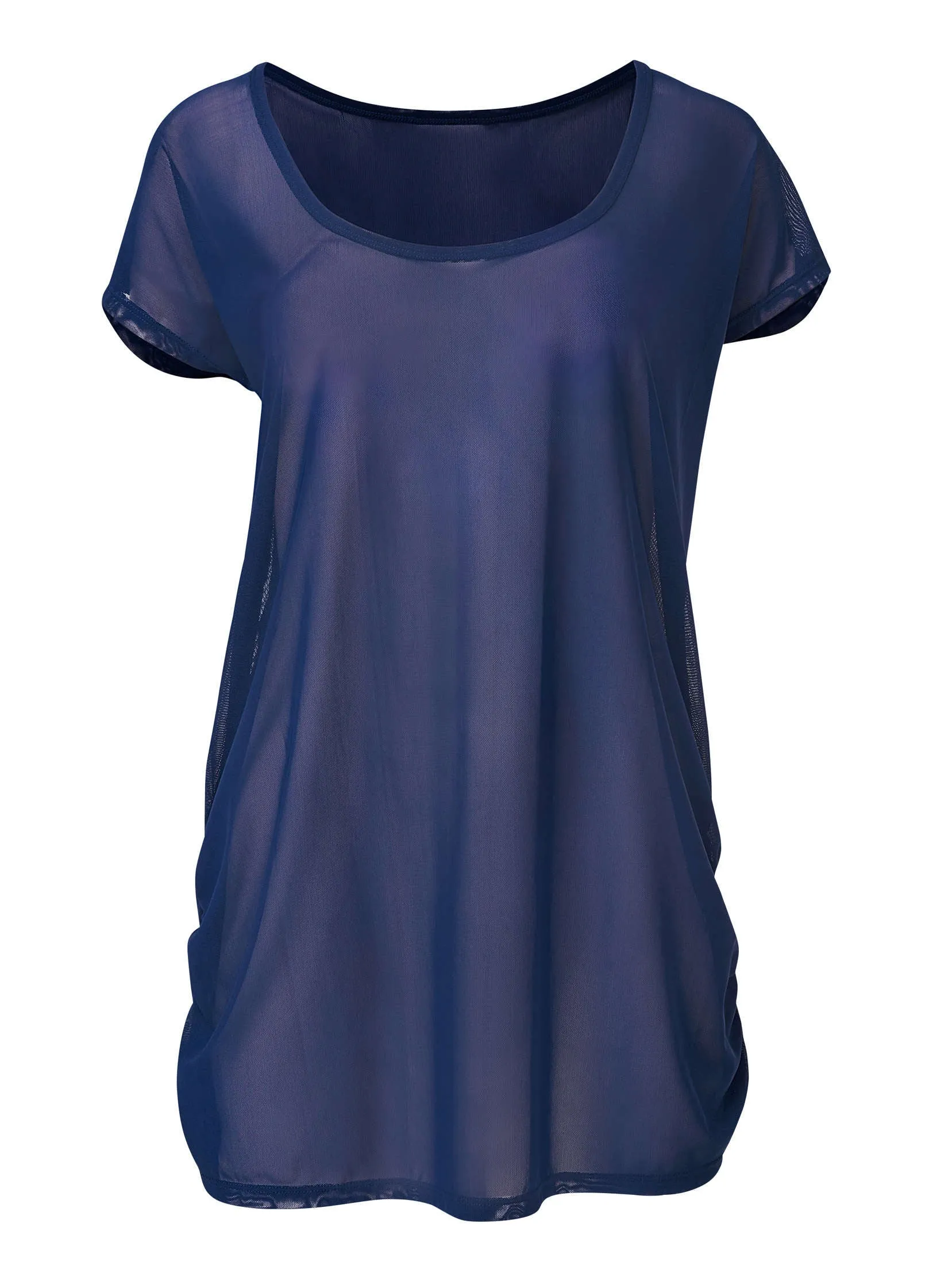 Relaxed Tunic Cover-Up - Ultramarine Blue