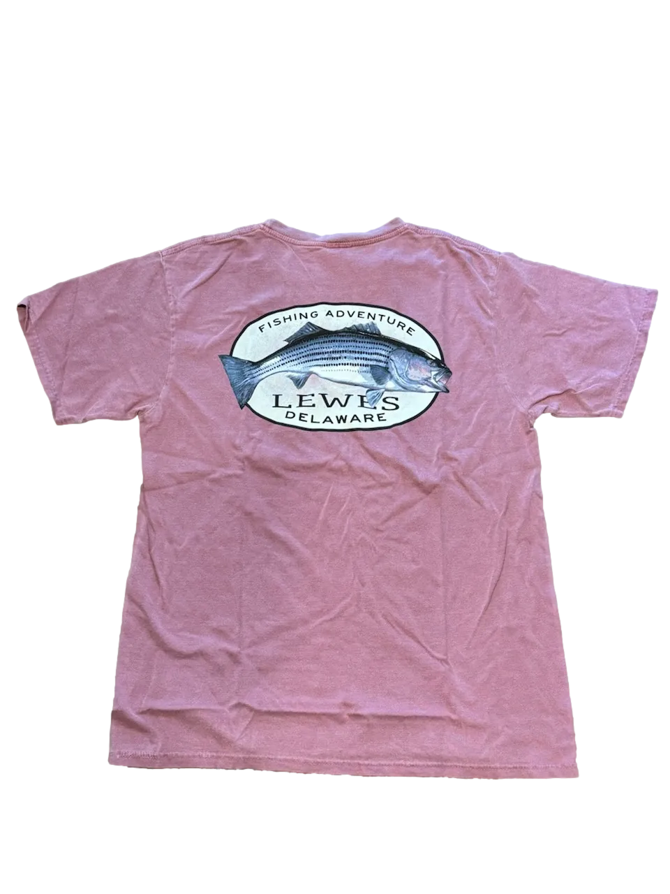 RETROCEDE STRIPED BASS LEWES T-SHIRT