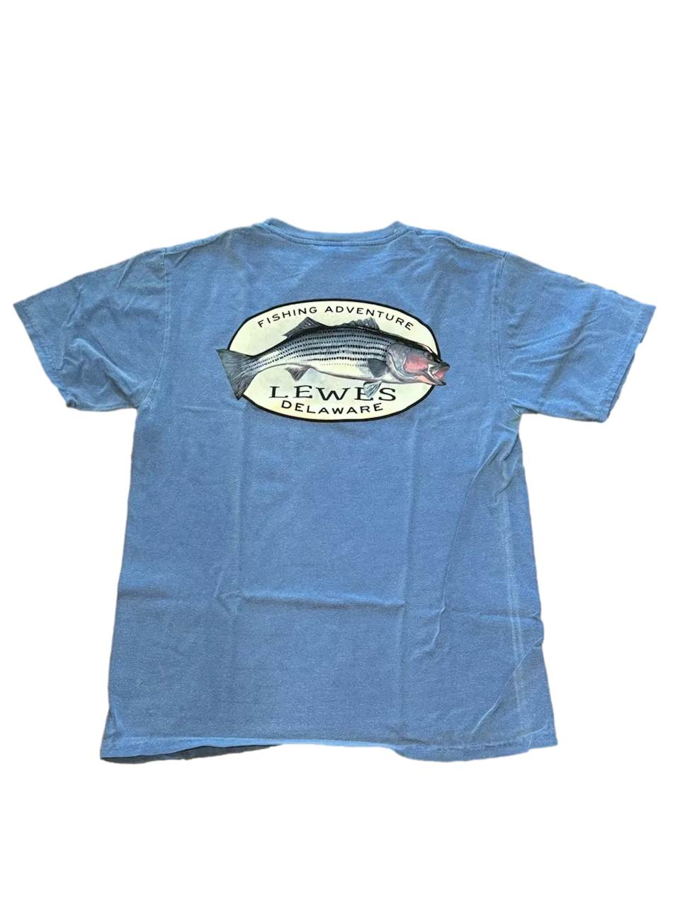 RETROCEDE STRIPED BASS LEWES T-SHIRT