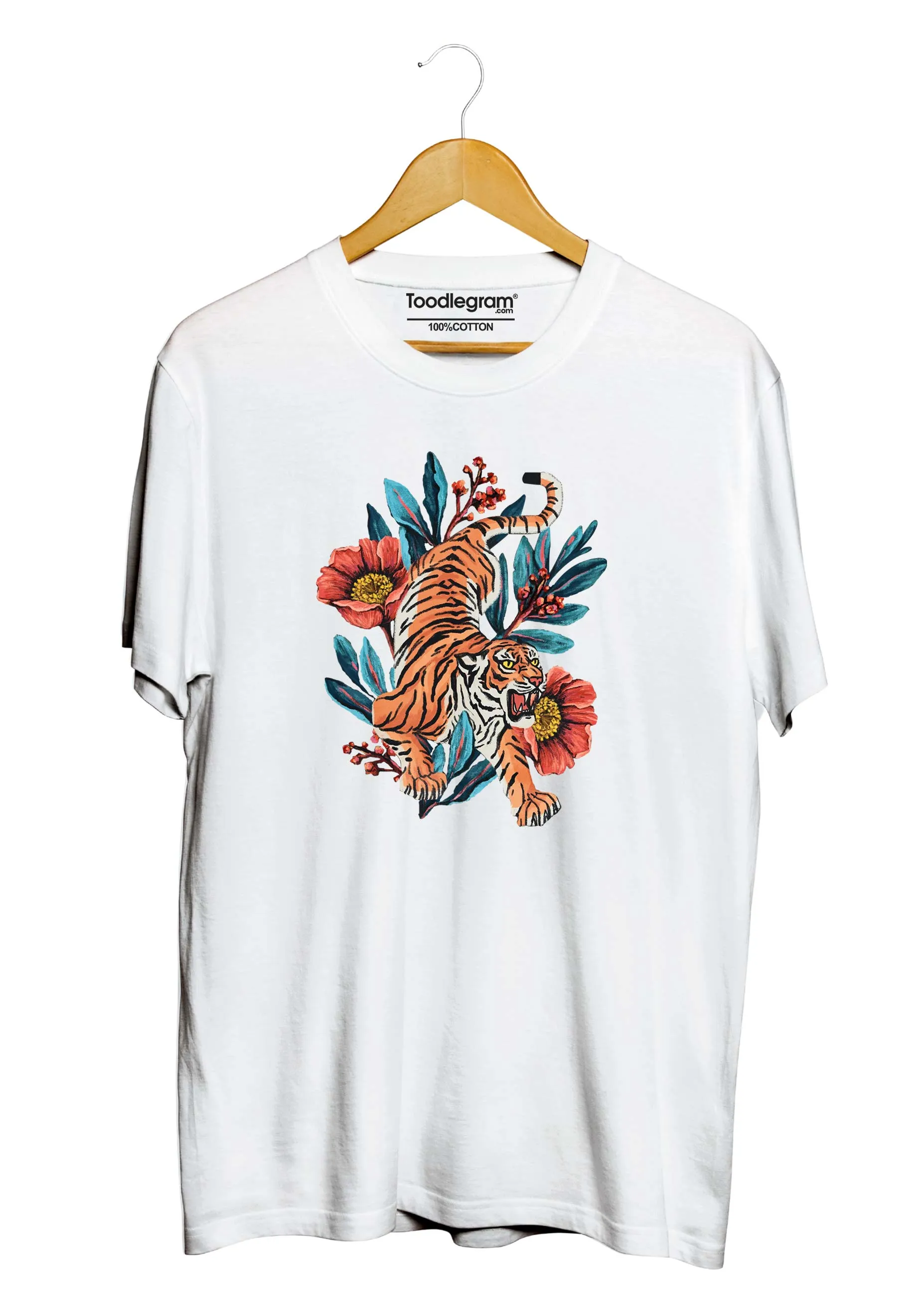 Roaring Tiger Plus Size T-Shirt