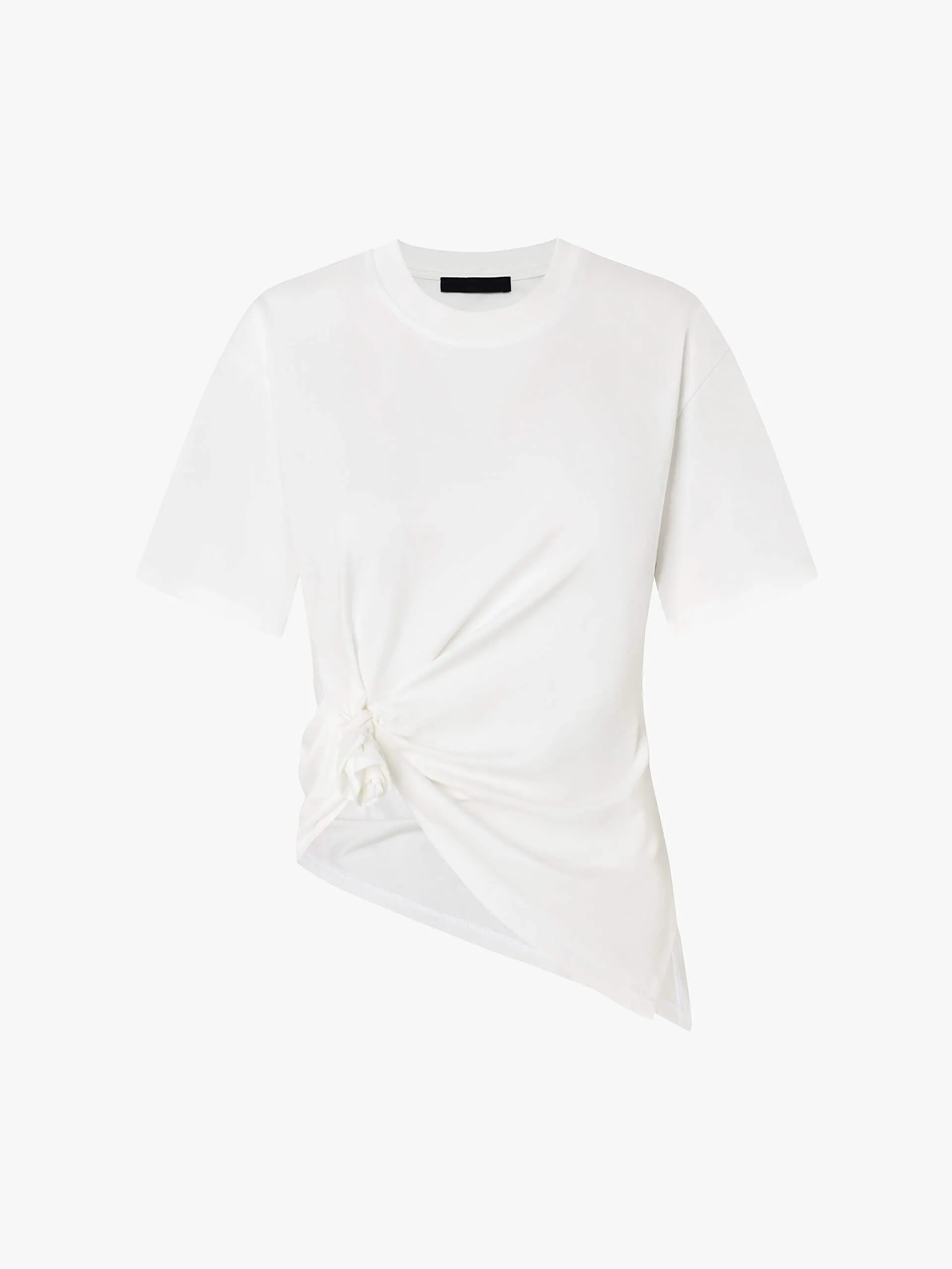 Rose Knot Cotton T-shirt