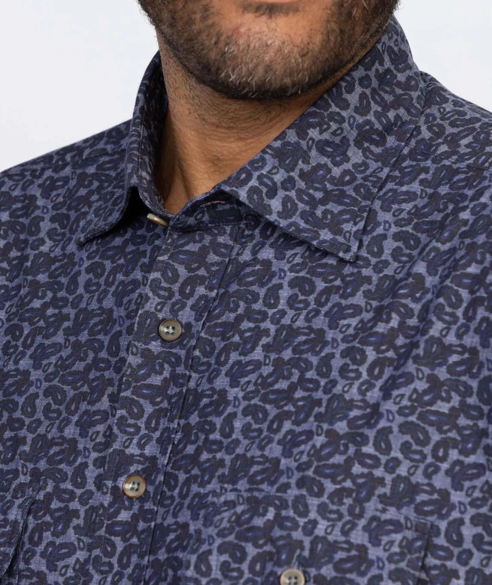 Shepherd Paisley Chambray Workshirt