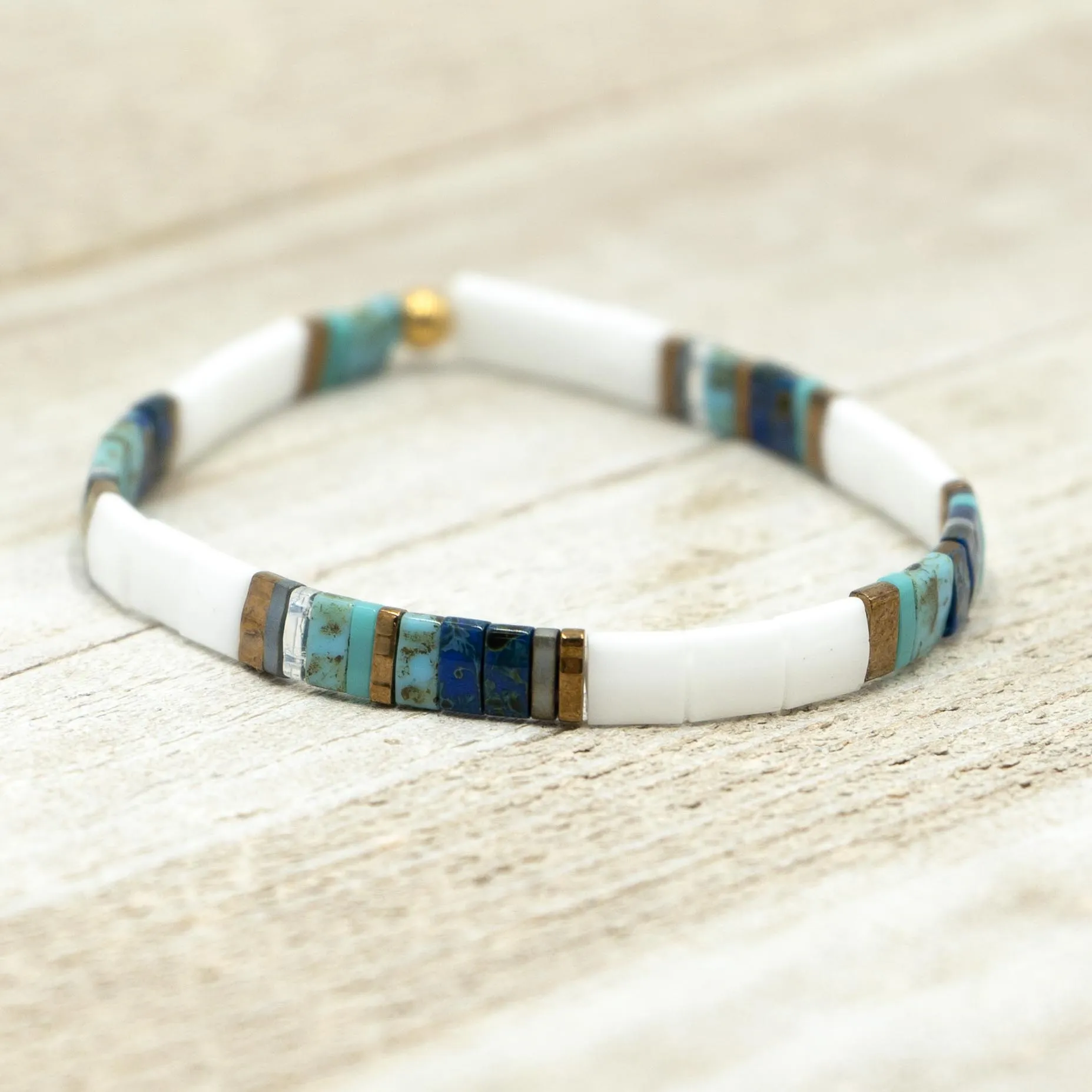 SHORES OF MAINE - Tila Bead Bracelet | Single