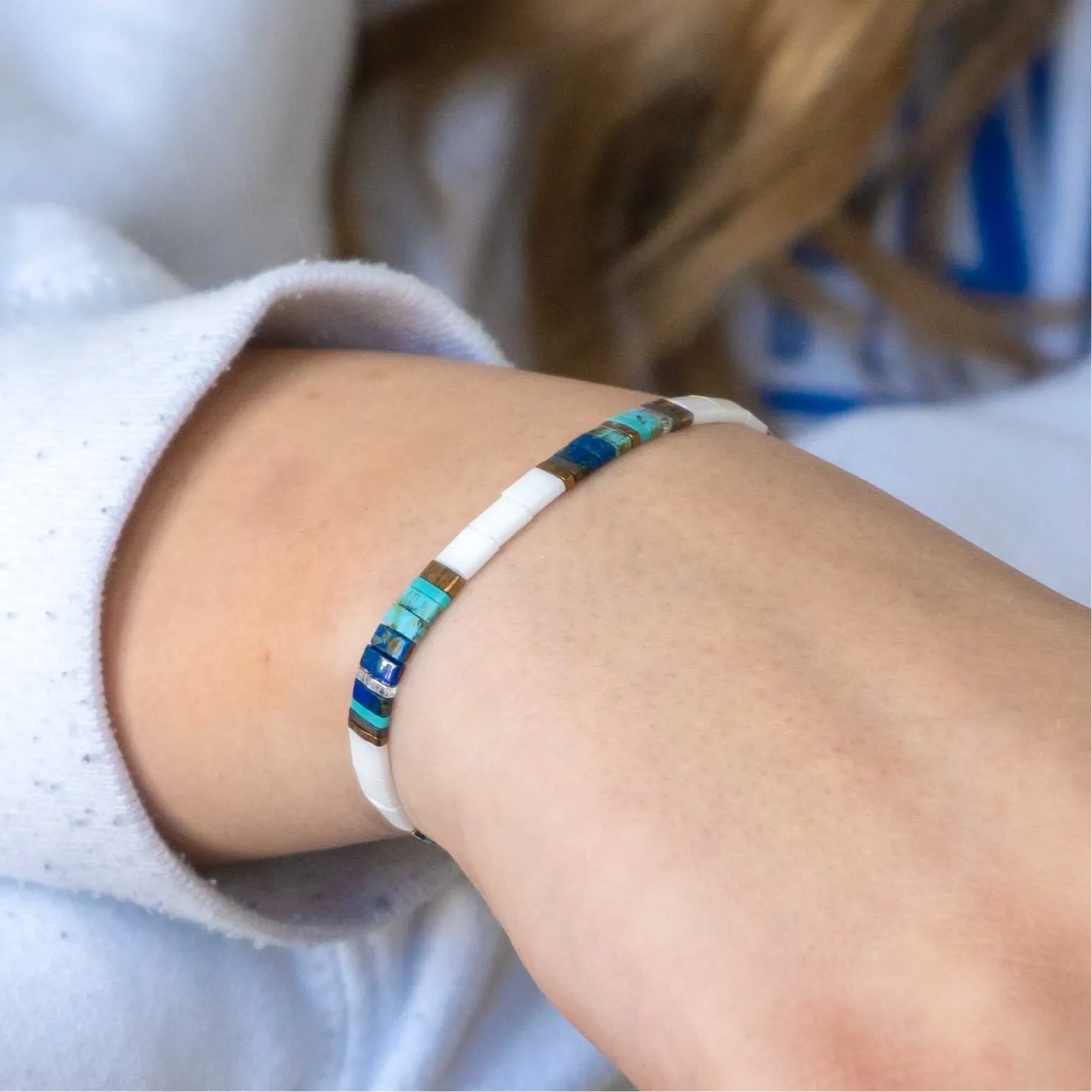 SHORES OF MAINE - Tila Bead Bracelet | Single