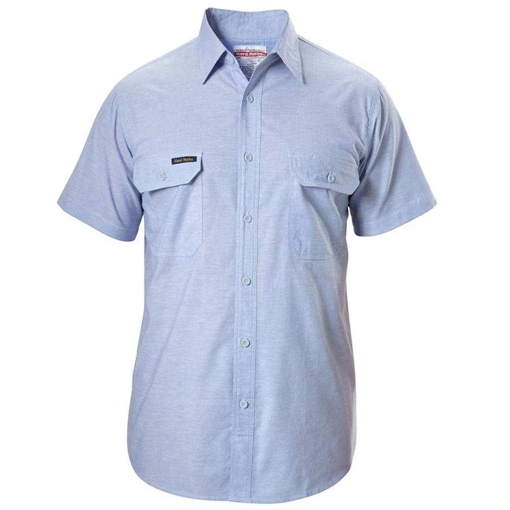 Short Sleeve Chambray Shirt