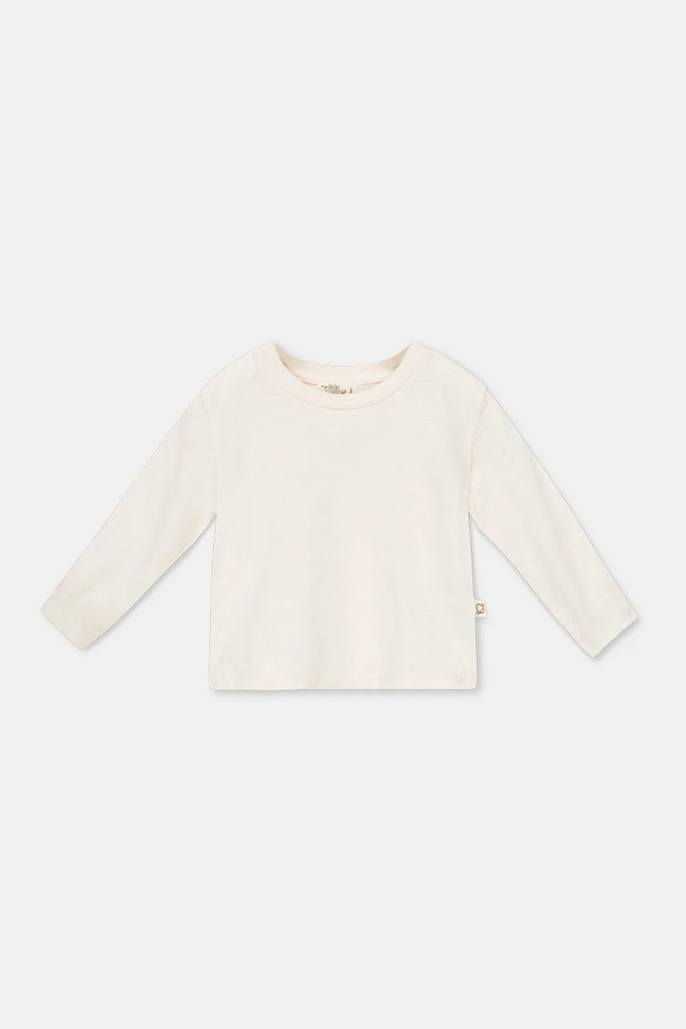 Slub baby long sleeves T-shirt