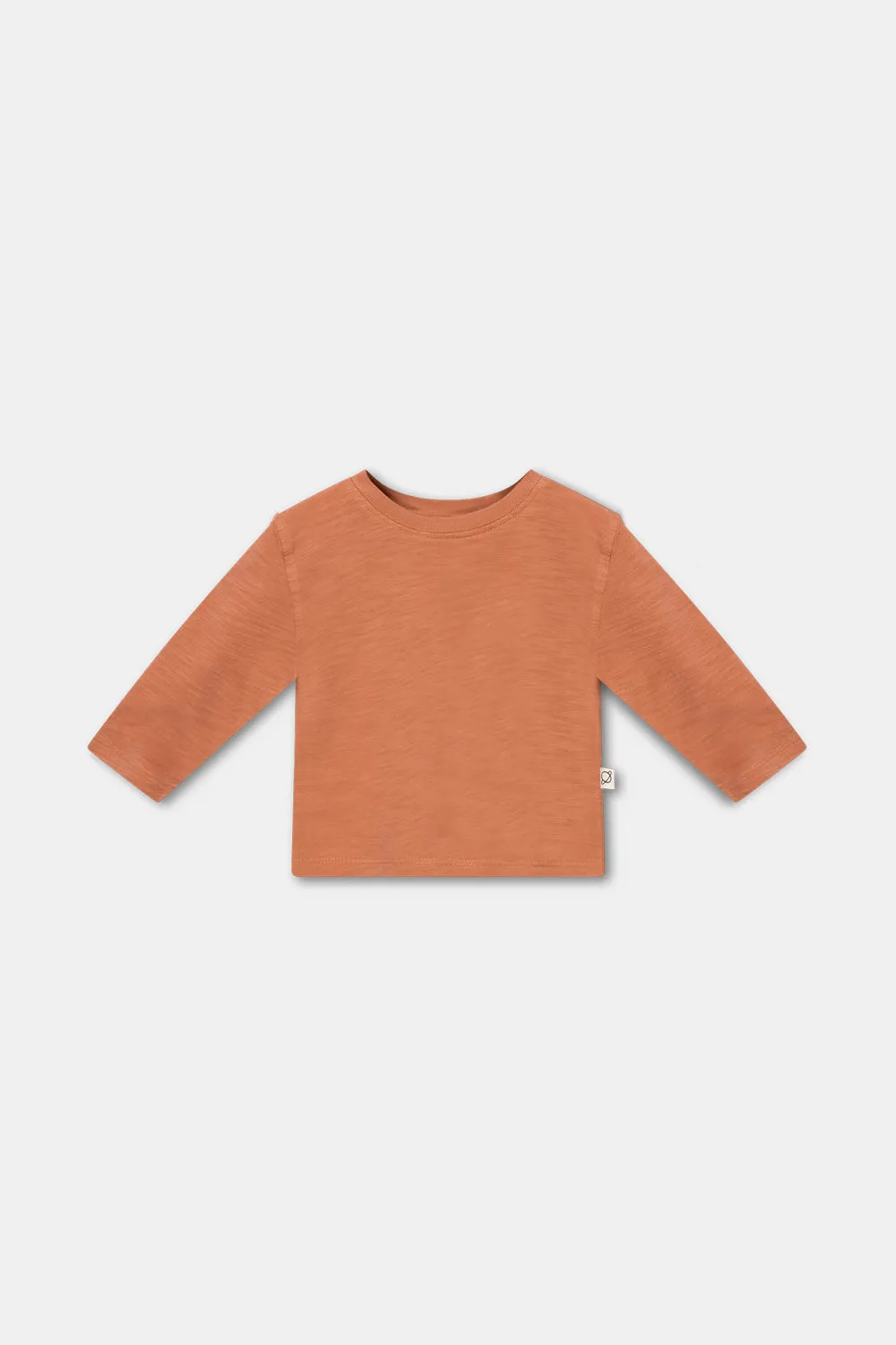 Slub baby long sleeves T-shirt