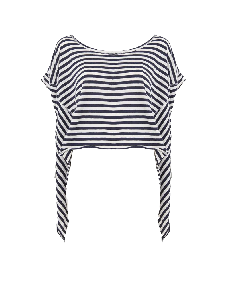 Striped Angel T-Shirt in Navy Combo