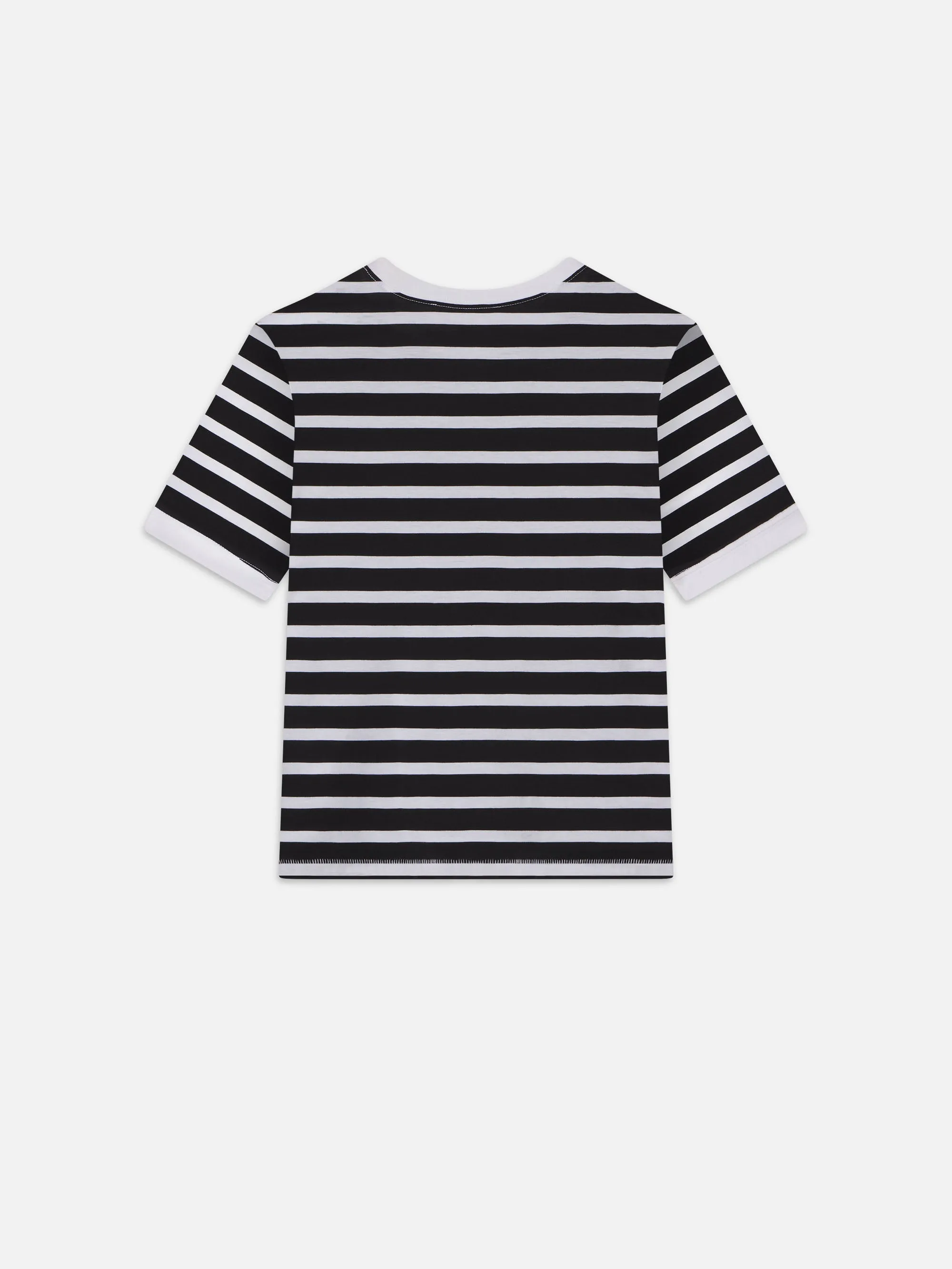 Striped Baby Tee -- Black Multi