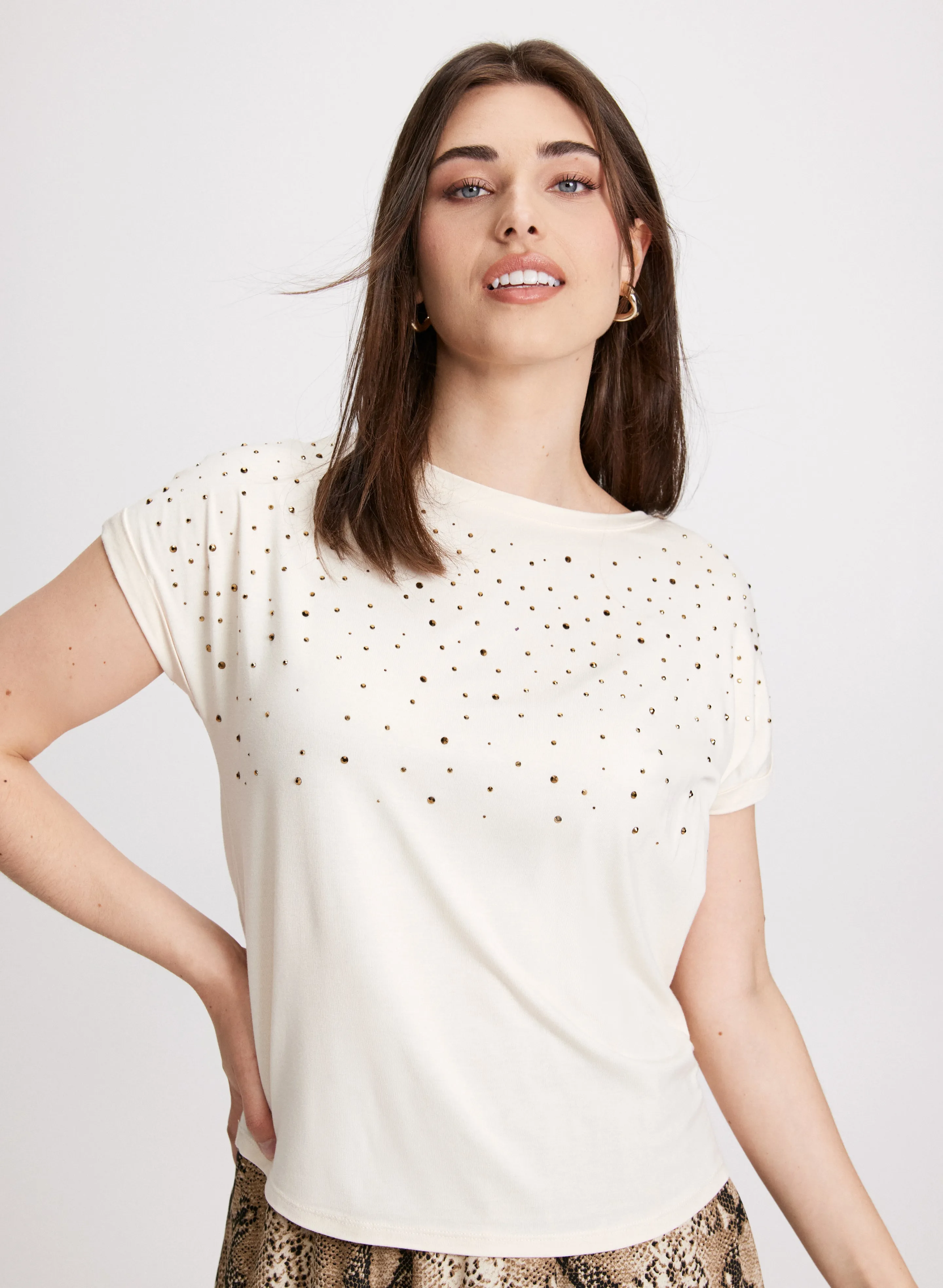 Stud Detail T-Shirt