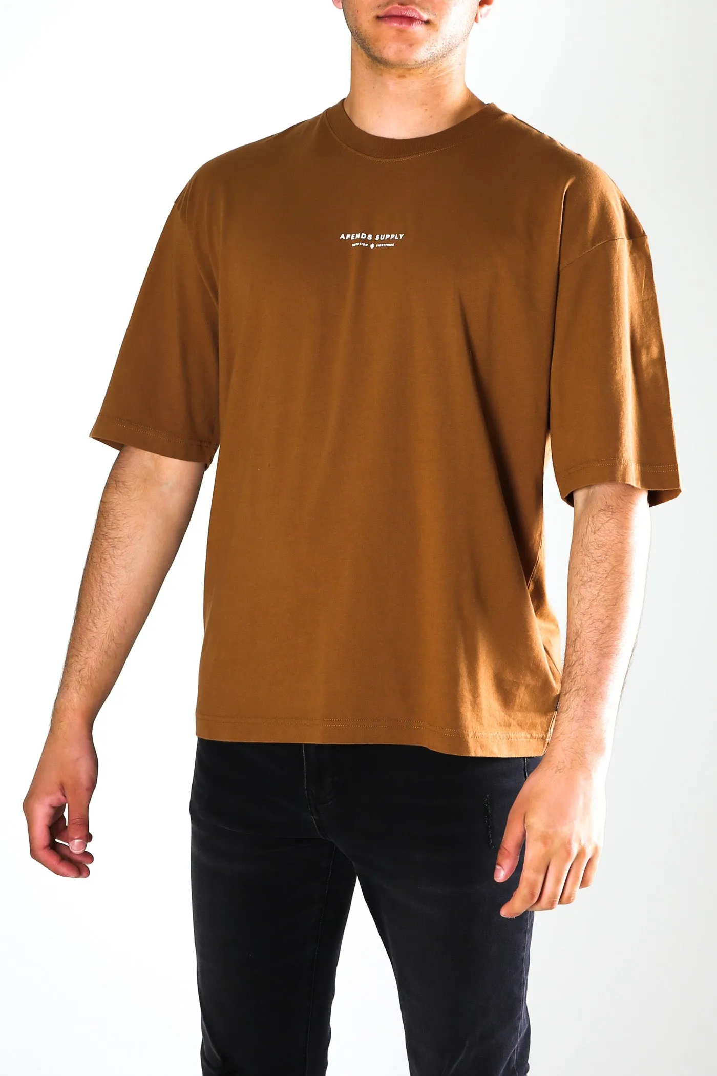 Supply Recycled Oversized T-Shirt Camel