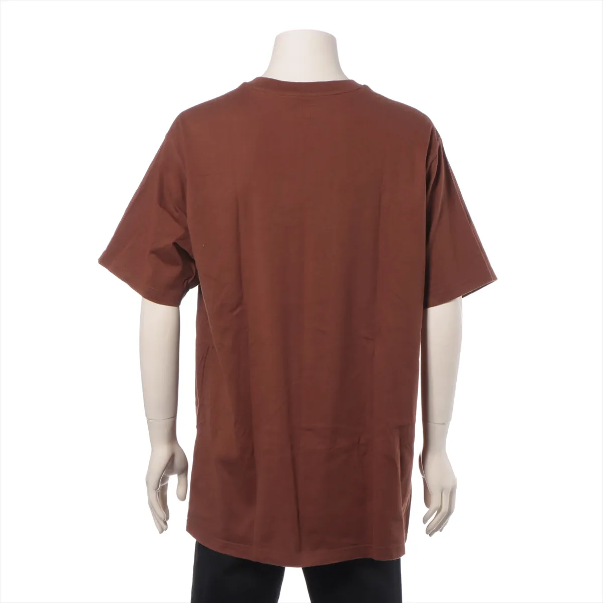 Supreme Beaded Logo Cotton T-shirt Brown