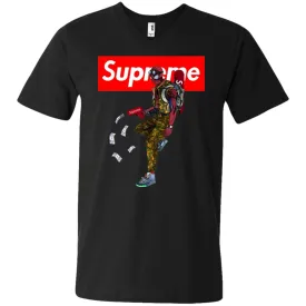 Supreme Spider Man Best T-shirt Men V-Neck T-Shirt