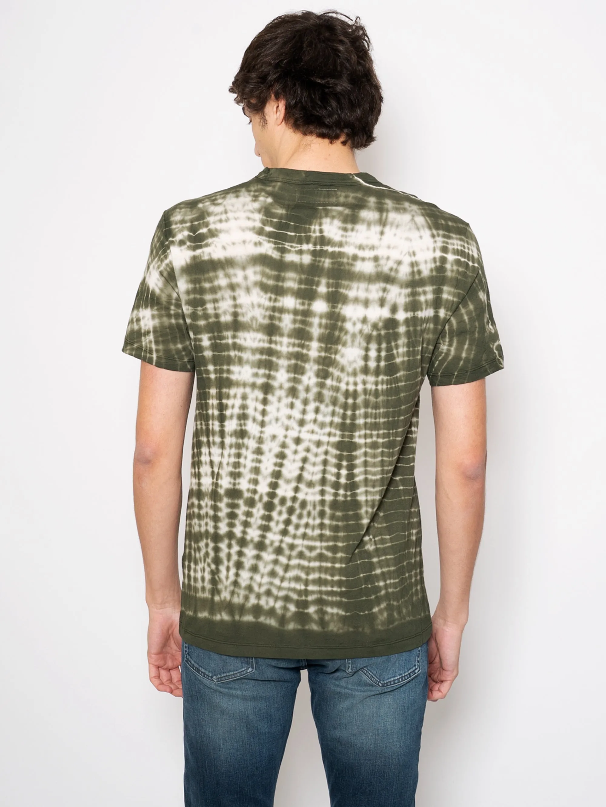 T-shirt Tie Dye Verde/Bianco