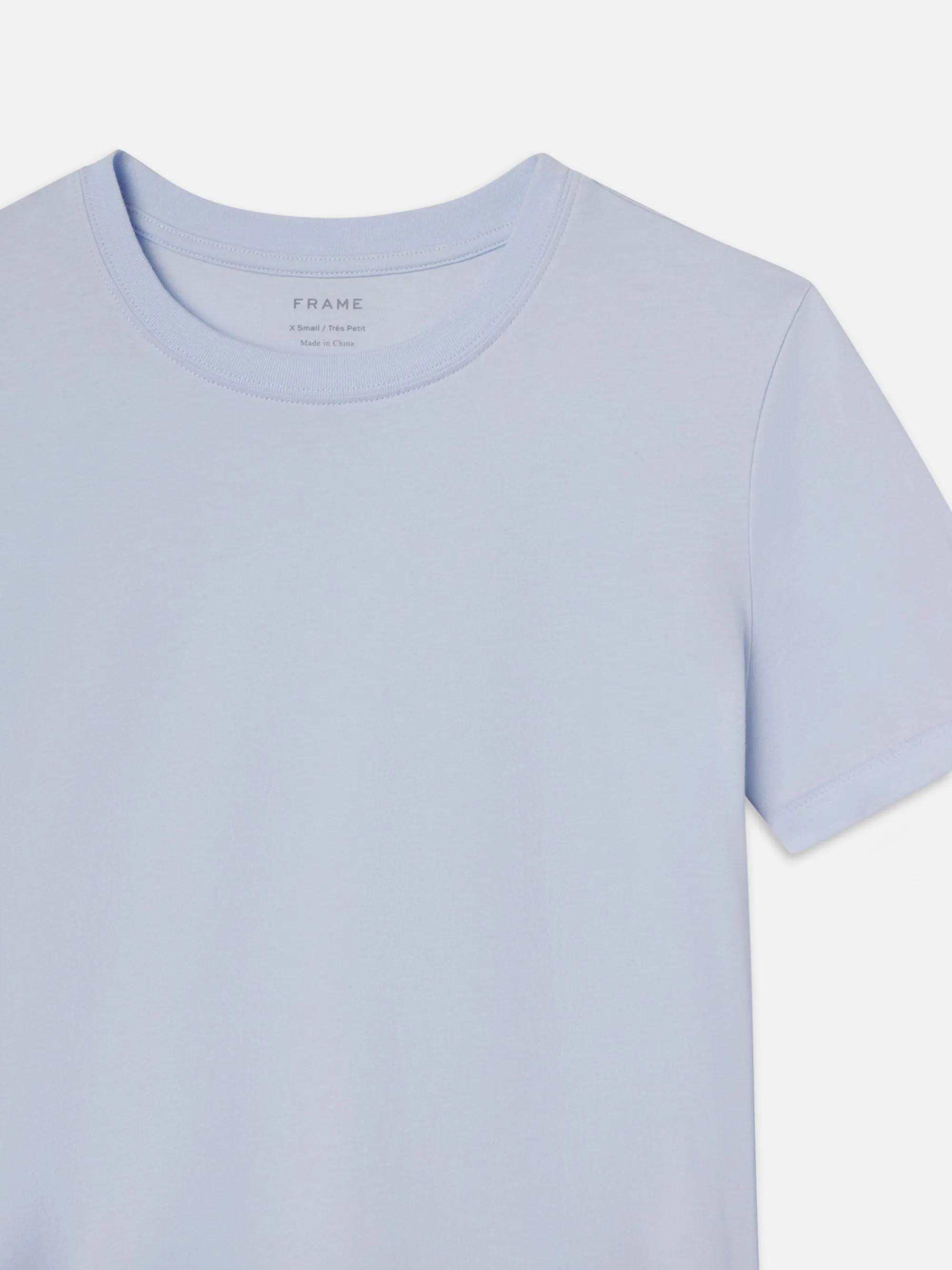 The Baby Tee -- Light Chambray