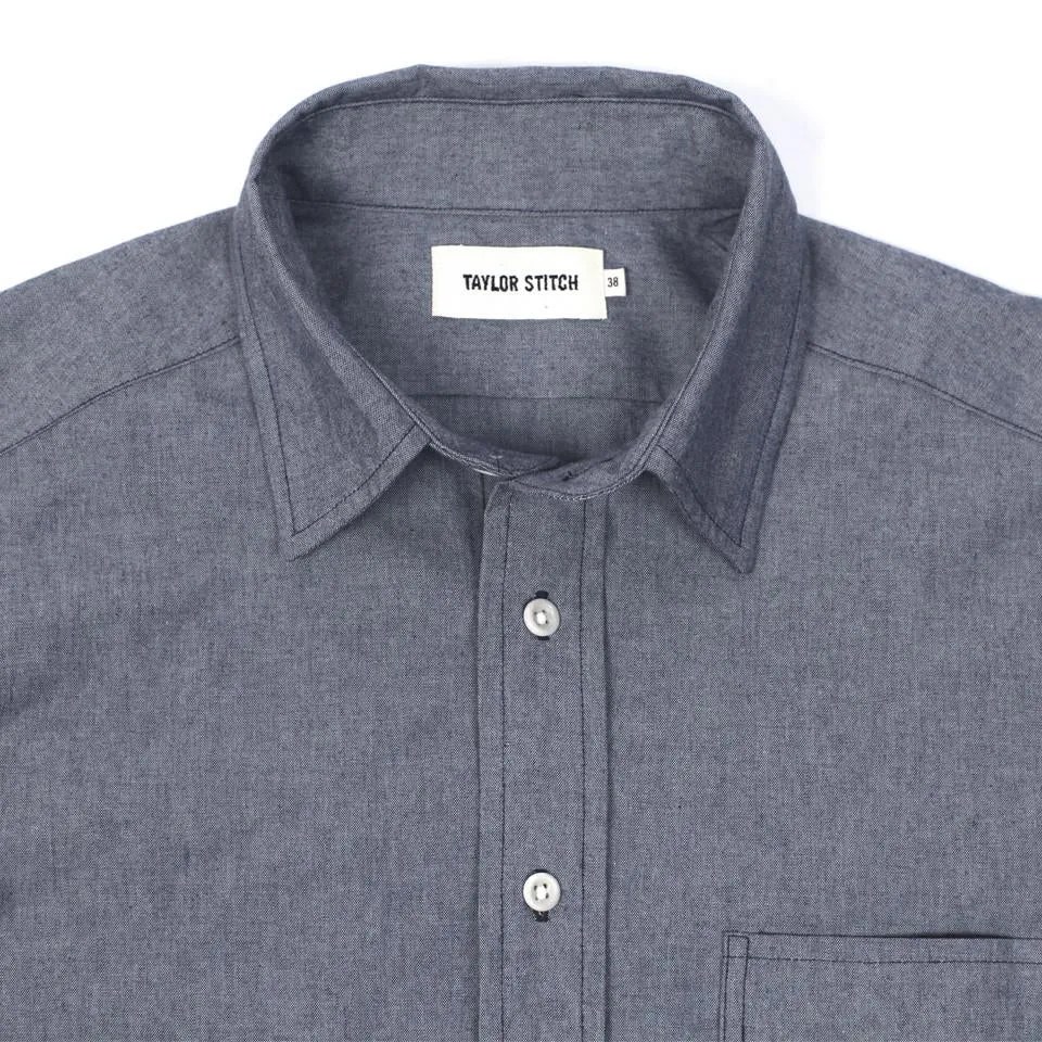 The California in Dark Blue Everyday Chambray