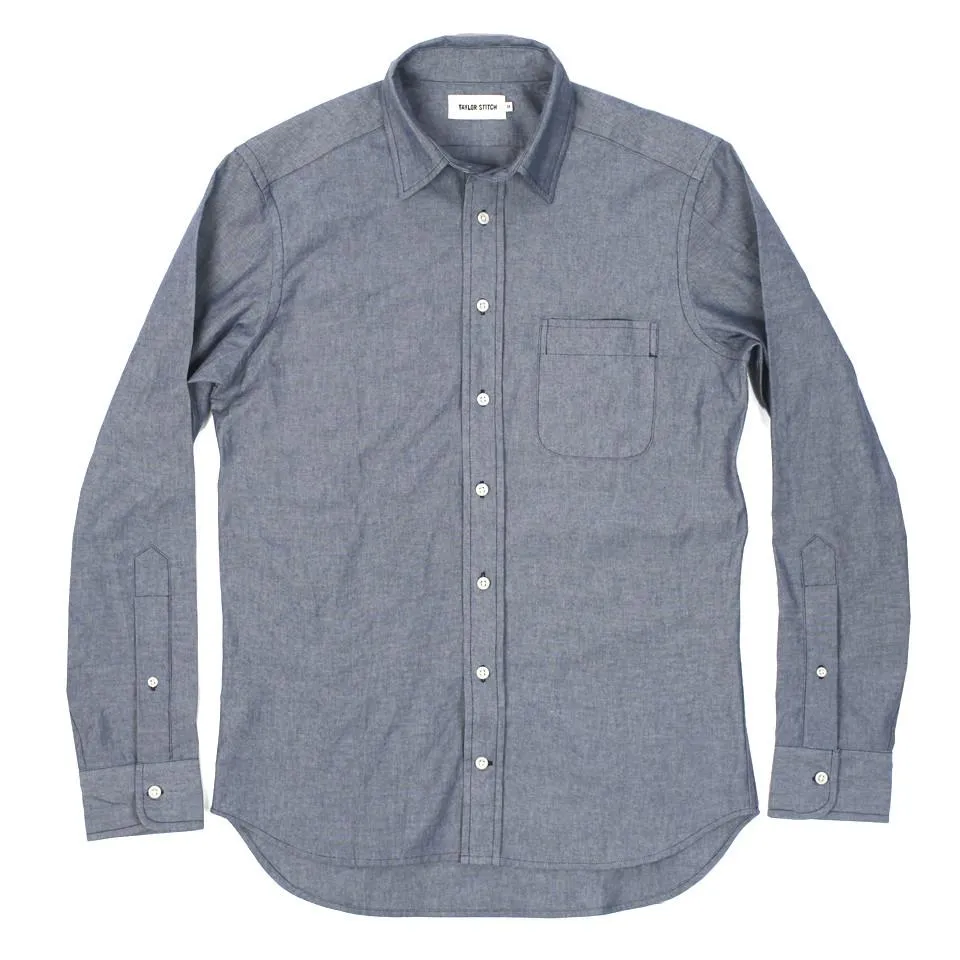 The California in Dark Blue Everyday Chambray