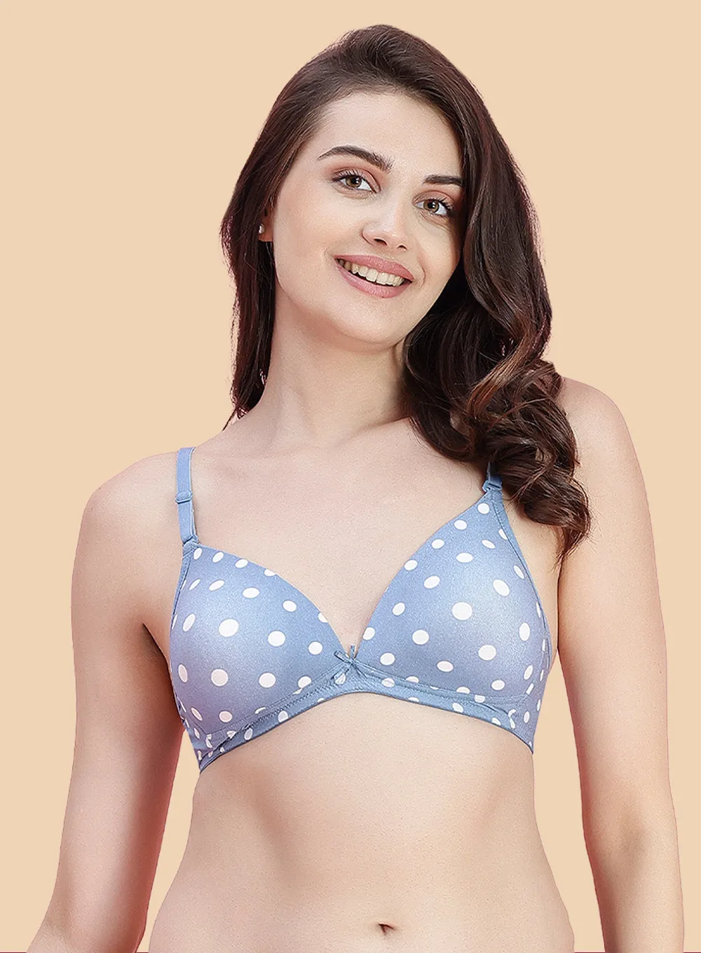 Trendy Printed Plunge Padded BRA (PBBR1057)