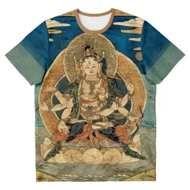 Usnisavijaya: Tibetan Longevity and Healing Deity Vintage Graphic T-Shirt