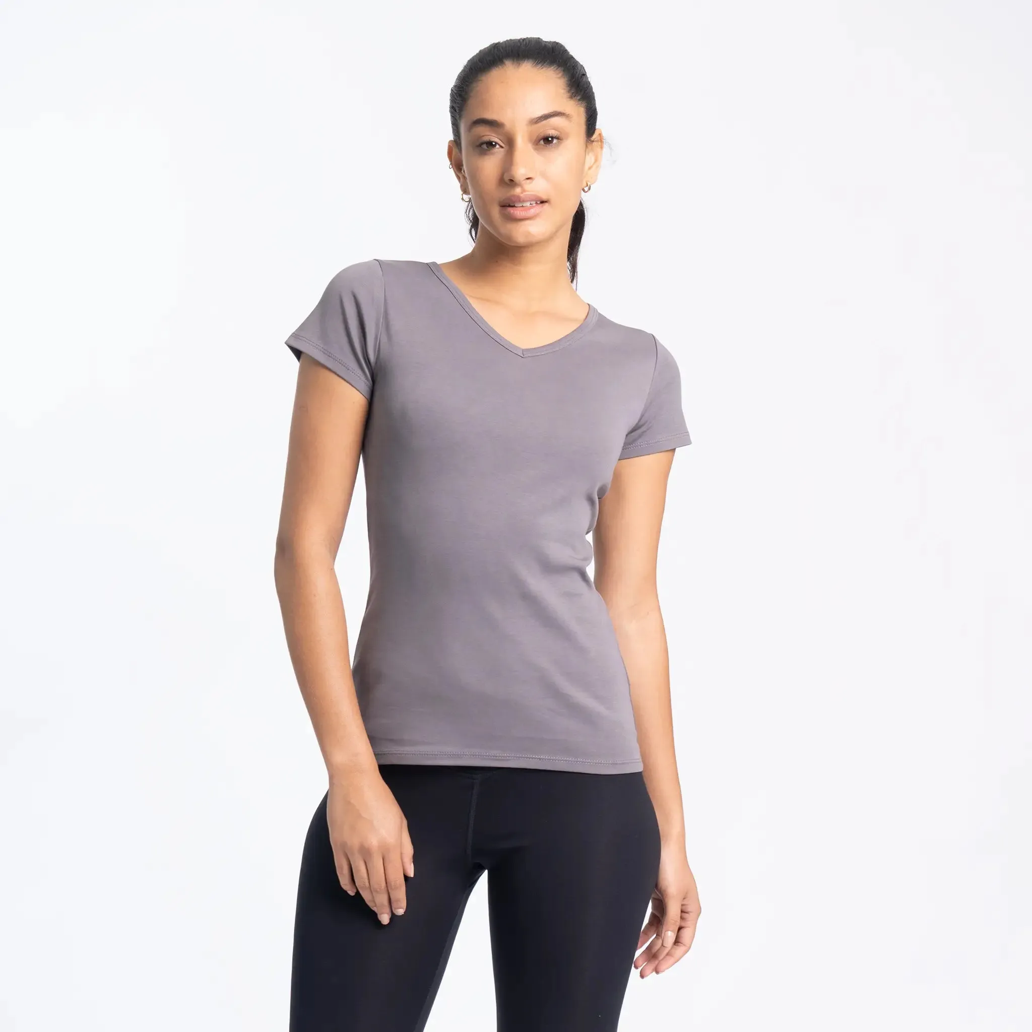 Women's Organic Pima Cotton V-Neck T-Shirt