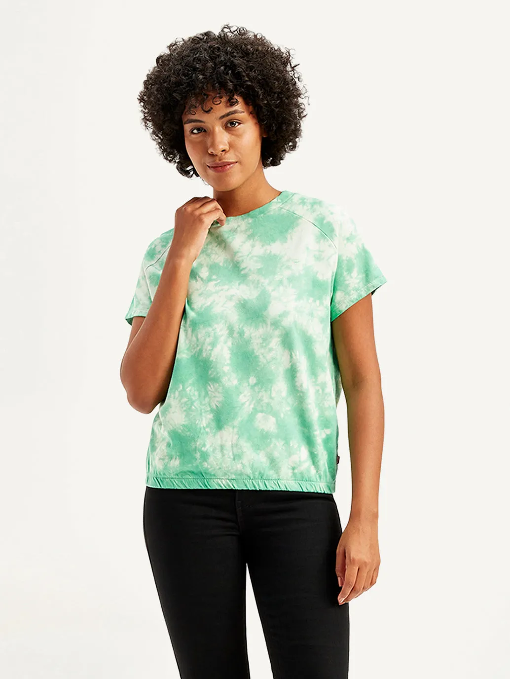 Women's Solid Regular Fit T-Shirt